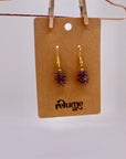 Glass Grapes Earrings