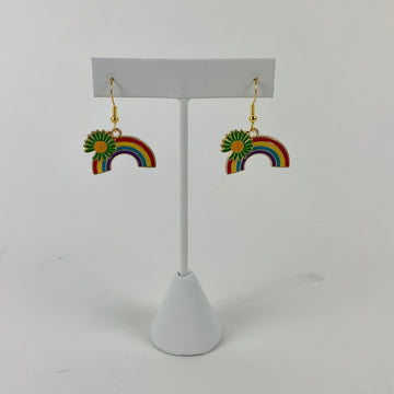 Rainbow Charm Earrings
