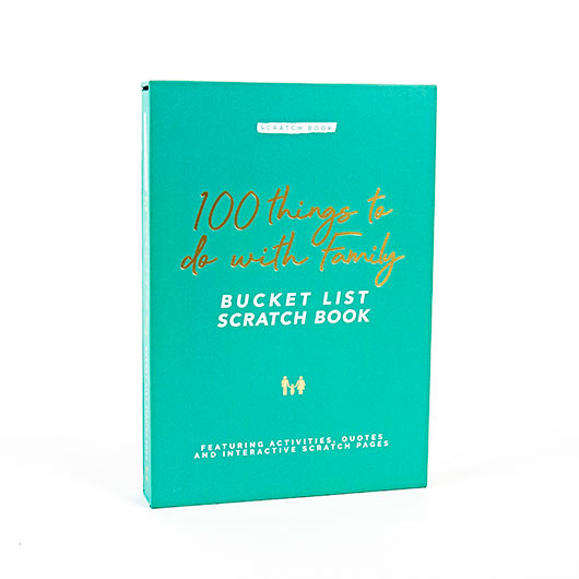 100 Things To Do With Family Scratch Book