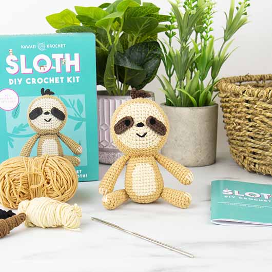 Cute Sloth DIY Kawaii Crochet Kit